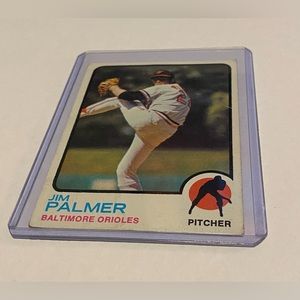 Jim Palmer  1973 Topps Baseball card HOF vintage collectibles
